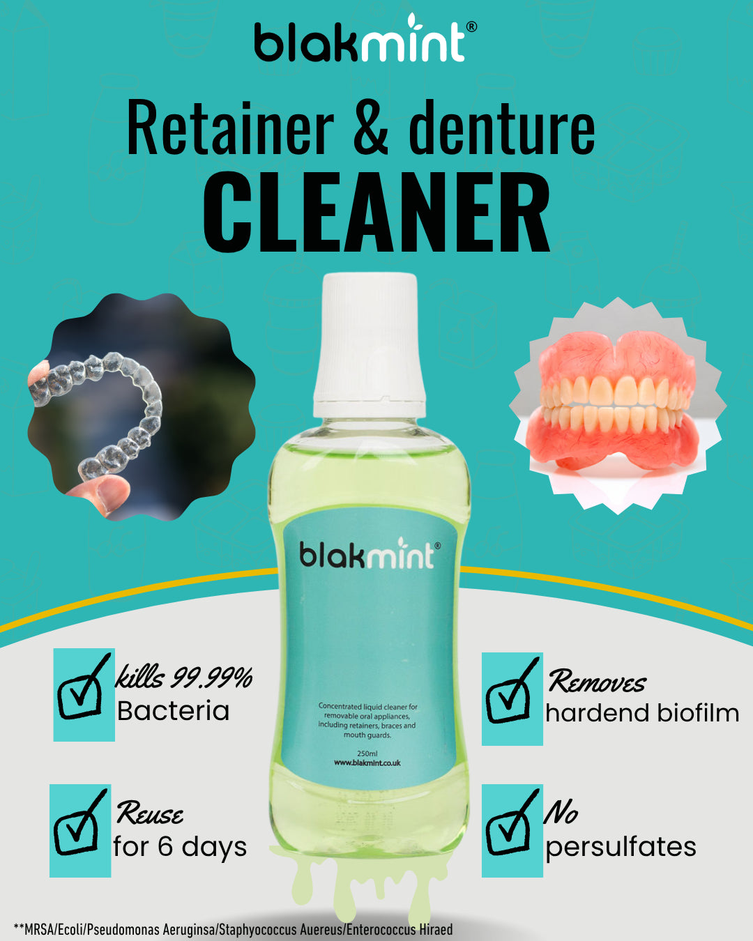Best Retainer, Denture, Mouth Guard & Clip-In Veneer Cleaner: Why Liquid Beats Tablets